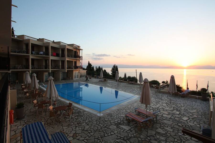 Corfu Belvedere Hotel Agios Ioannis Peristeron, Corfu On the Beach