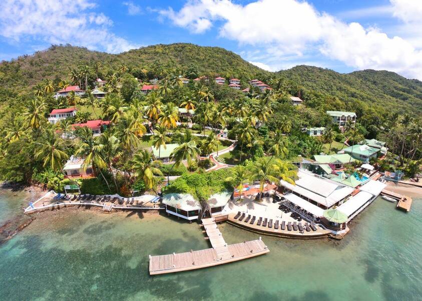 Marigot Beach Club & Dive Resort - Marigot Bay, St Lucia | On the Beach