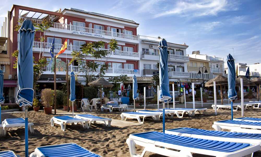 Mediterraneo Carihuela Torremolinos Costa Del Sol On The Beach